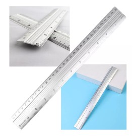 Jands 2 Reglas De 30cm Metalicas De Aluminio