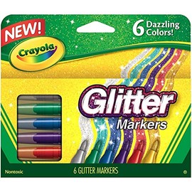 Crayola Glitter Markers 6ct
