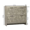MISHAO Shoe Storage Cabinet with 4 Flip Drawers, Narrow Shoe