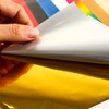 50 Sheets Toner Reactive Foil Sheet for Crafts Paper Holographic