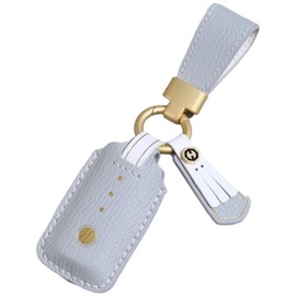 Smasol YKK Genuine Leather Key Case, Touch Key, Remote Control, Pocket Key, Tag Key Cover, YKKAP, Entrance Door, Genuine Leather Key Case, Smart Key, Genuine Leather Cover, Housewarming, Dull Gray