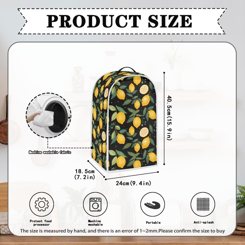 ASQVTIFE Lemon Blender Cover Kitchen Juicer Dust Cover Appliance Covers