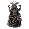 Resin Statues Cernunnos Sitting Statue Sculpture Celtic God Figure Underworld