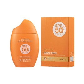Lightweight Broad-Spectrum Sunscreen SPF 50+ PA++ | 50ml | Non-Greasy, All-Day Protection (Orange)