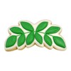 R&M Eucalyptus Leaf 4" Tinplated Cookie Cutter, Silver