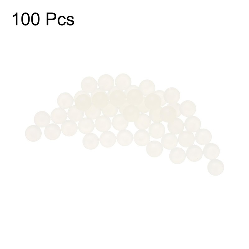 QUARKZMAN PP Plastic Bearing Balls 1/4 Inch 6.35 mm Solid