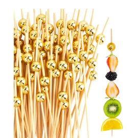 200 Piezas Palillos Para Botana, Palitos De Madera, Adecuado Para Aperitivos Decorativos, Kebabs De Frutas, Bocadillos, Postres, Sándwiches, Ensaladas, Buffets, Salchichas, Etc