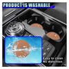 2PCS Car Cup Holder Coaster, Anti-Slip Shockproof Insert Coaster, Auto