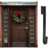 Factory Direct Craft Black Metal Over-The-Door Black Metal Wreath Hanger