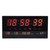 LED Number Clock Large Big Digital Display with Temperature Wall