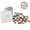 HAARallerliebst Hair Clips Small (Pack of 20, Brown, 4.3 cm)