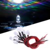 50PCs 12V LED Pre Wired Luminous Diode 10mm Round Head