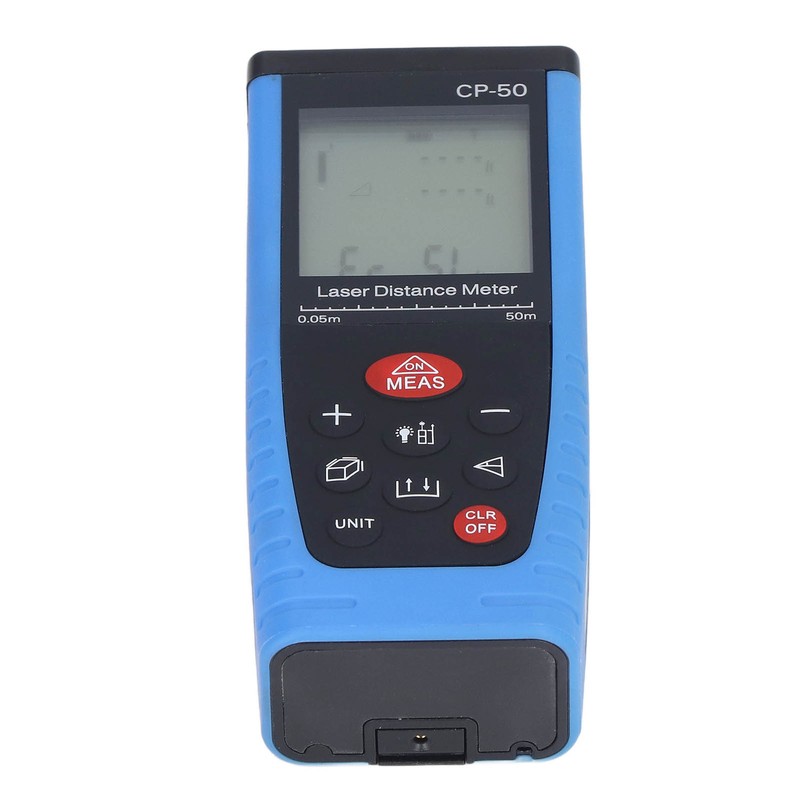 165ft Laser Distance Measure M in Ft Handheld Waterproof Laser