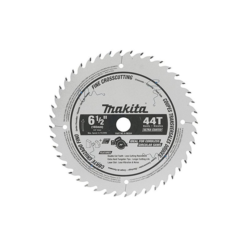 Makita A-98354 6-1/2" CT Blade 44CT 5/8" for MDF/Laminate 1