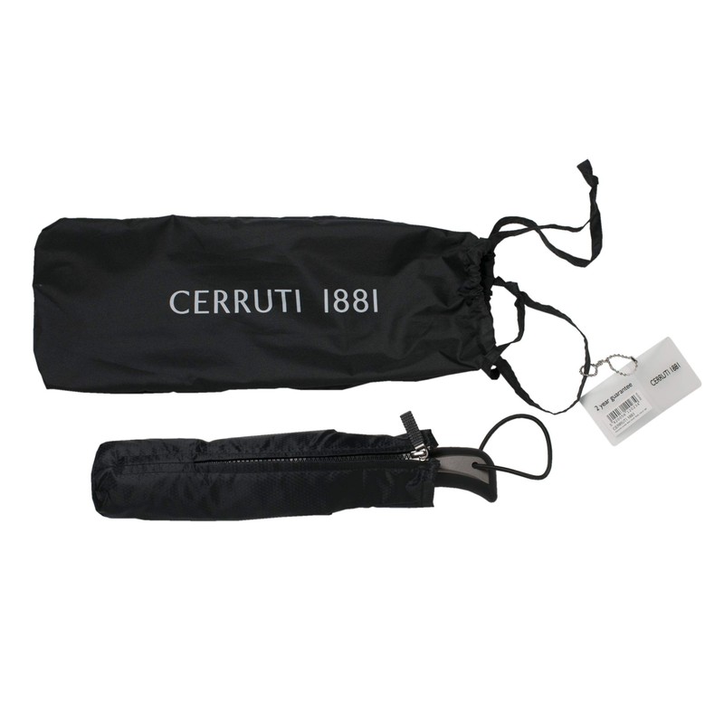 Cerruti 1881 Folding Umbrella Mesh Small Black | Automatic Open