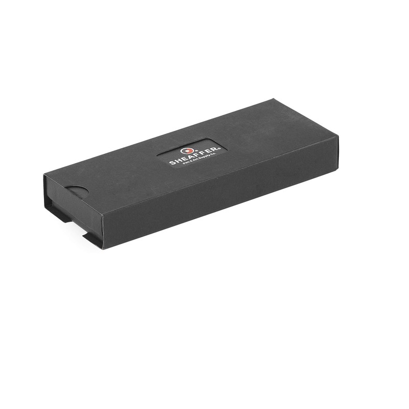 Sheaffer Pop Glossy Black Ballpoint Pen with Chrome Trim