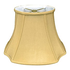 Royal Designs, Inc. BS-709-19AGL Oval Inverted Corner Basic Lamp Shade, (9x11) x (16.5x19) x 13, Antique Gold