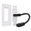 Cable Matters Cable Matters 2-Pack 1-Port HDMI Wall Plate in