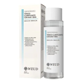 Tónico Facial Hidratante Aha Bha Minimiza Poros Weud 200 Ml