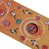 Table Curling Ball Portable Interactive Puzzle Multiplayer Plastic Steel Nonwoven