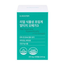 닥터루템 리얼 식물성 초임계 알티지 rTG 오메가3 1박스 Dr. Lutem Real Plant-Based Supercritical RTG Omega-3 1 Box