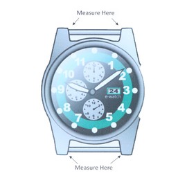 Real Leather Creations Genuine Leather Watch Band Leather Watch Strap with Hand-Painted Edges | Leather Watch Band with Interchangeable Gold And Silver Buckles & Complementary Spring Bars