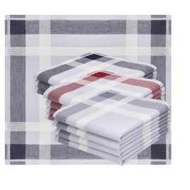 Betz Set of 12 Men's Fabric Handkerchiefs Set Lux 3 Size 40 x 40 cm 100% Cotton, Design 20