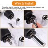 Kodrily 4Pcs SDS Plus Extension, 1/4" 3/8" 1/2" SDS Plus