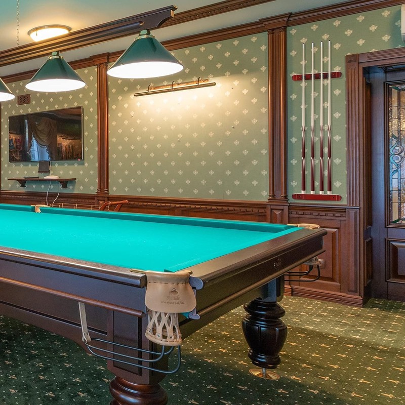 Pool Stick Holder 1 Set Wall Mounted Hardwood Billiard/Pool Cue