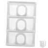Levemolo Storage Organizer for Office Transparent Desk Organizer Box Compact