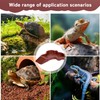 Small Water Dish Plastic Reptile Bathing Pool， Thickened Non-Slip Feeding