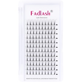 Volume Eyelash Extensions 8D 0.07 Premade Lash Fans D Curl 16mm Volume Lash Extensions Short Stem Pre Made Fanned Russian Lashes (8D-0.07-D, 16mm)