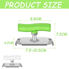 Labour-saving can opener, CHmiss lid opener, pack of 2 effortless arthritis jar opener, can opener for seniors, effortless can opener, for family, picnics, business