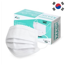 MediM Domestic Dental Mask 2000 Sheets Large Disposable / 메디엠 국산 덴탈마스크 2000매 대형 일회용