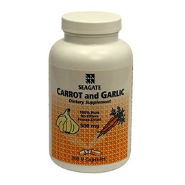 Seagate Products Carrot and Garlic 500mg 300 Capsules