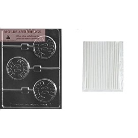 90th Birthday Chocolate candy mold © Molding Instruction+ 25 Packaging kit