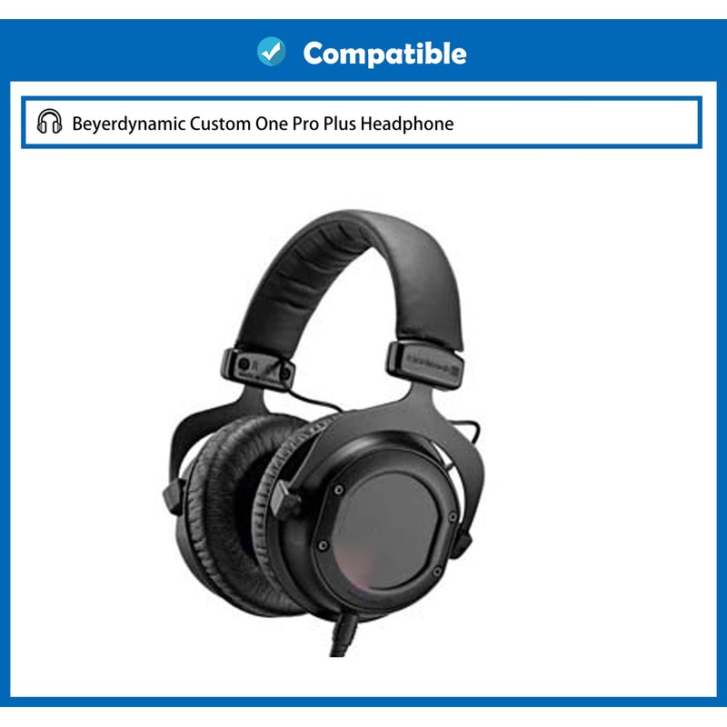 DowiTech Professional Replacement Ear Pads Cushions Compatible with Beyerdynamic Custom