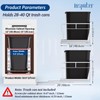 Insputer Pull Out Trash Can Under Cabinet with Soft-Close Slides,