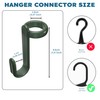 DMIMIA Clothes Hanger Connector Hooks 80 PCS, Closet Hangers Space