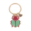 Lucky Gold Beetle Keyring - Charmingly Detailed Beetle Design, Gold