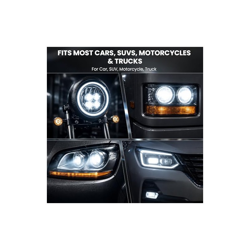 ROXAI Headlight Restoration Kit - Spray-On Clarity for Vehicles