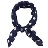 Allegra K Women's Scarf, Square, Silk-like, Dot Square Scarf, Neckerchief,
