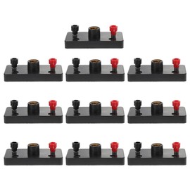 Hemobllo 10Pcs Physics Screw Lamp Holder Set with E26 Plastic Base and Terminal for Electrical Teaching and Circuit Experiments in Physics Lab