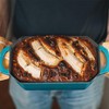 Flavehc Bread Pan Cast Iron Loaf Pan with Lid Bread
