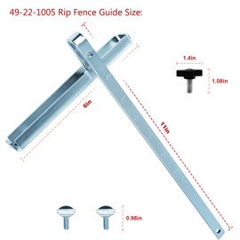 Aillsa 49-22-1005 Rip Fence Guide Fits for 2730-20 2730-21 m18 Cordless Saw &Circular Saw （Includes 3 Screws）