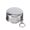 Oumefar S/M/L Stainless Steel Folding Cup, Key Ring, Retractable Telescopic
