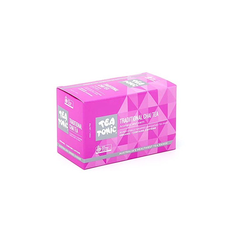 Tea Tonic Traditional Chai Tea 20 Teabags