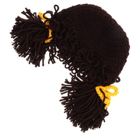 PACKOVE Baby Bangs Wig Baby Knit Hat Cute Knitted Hat Knitted Beanie Hat Kids Hats Winter Infant Knitted Hat Infant Hats Kids Ski Hat Has Yarn Baby Hat Toddler Autumn and Winter