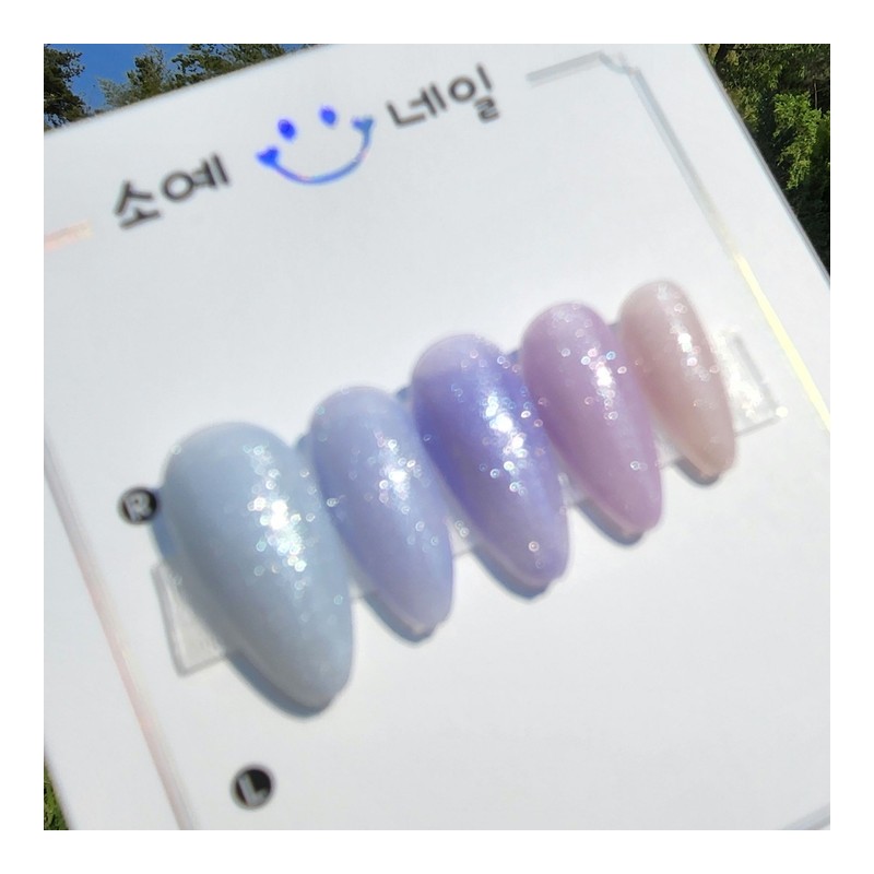 ✨Shine Topping Butterfly Handmade Nail Tip - Petite Square /