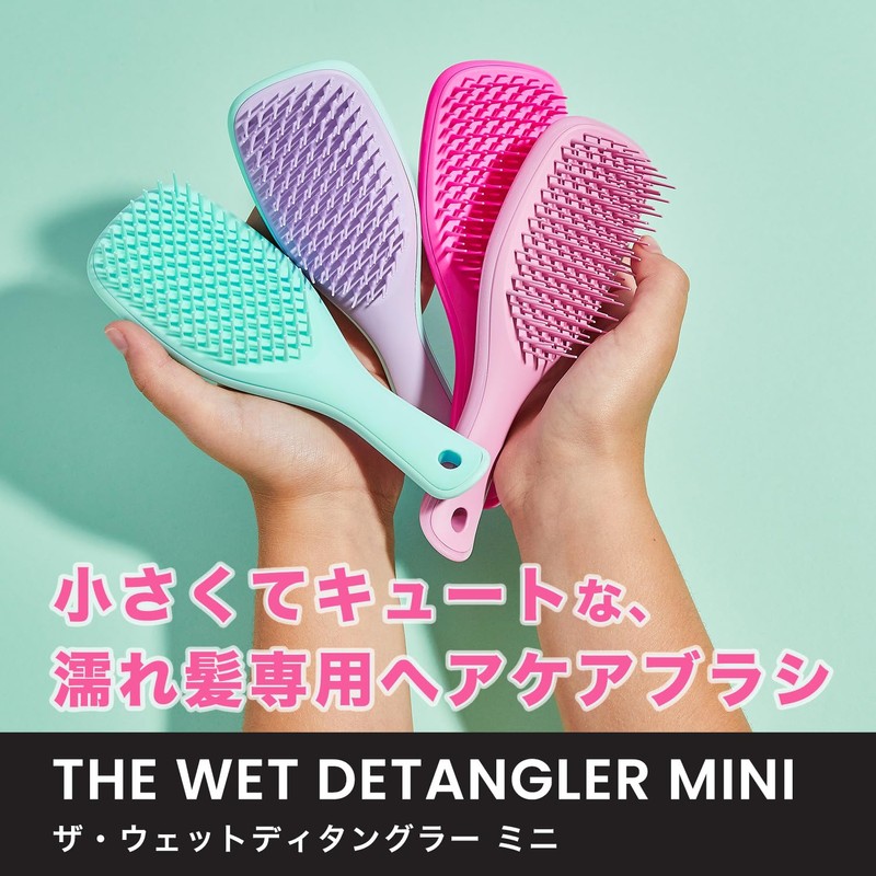 Tangle Teaser, The Wet Detangler, Mini, Wisteria Leaf